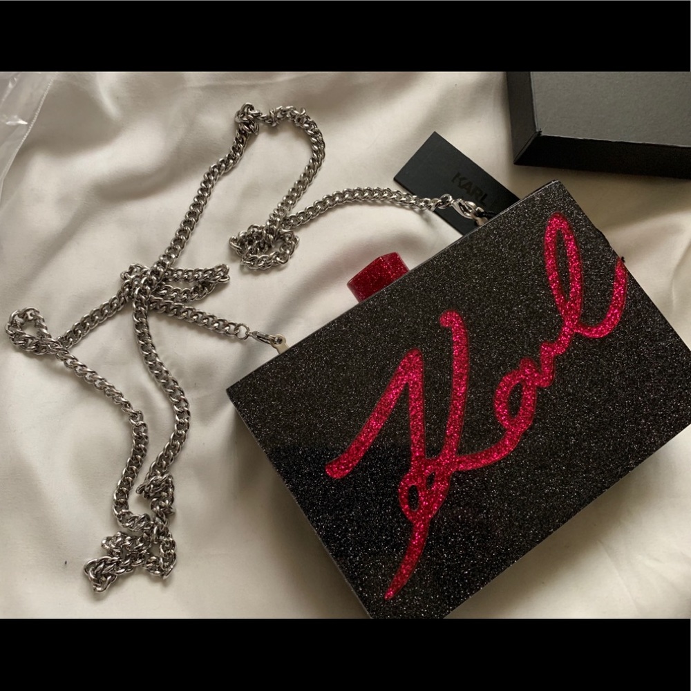 NEW ARRIVAL ♥️ Karl Lagerfeld for Modelco Clutch - Picture 1 of 5